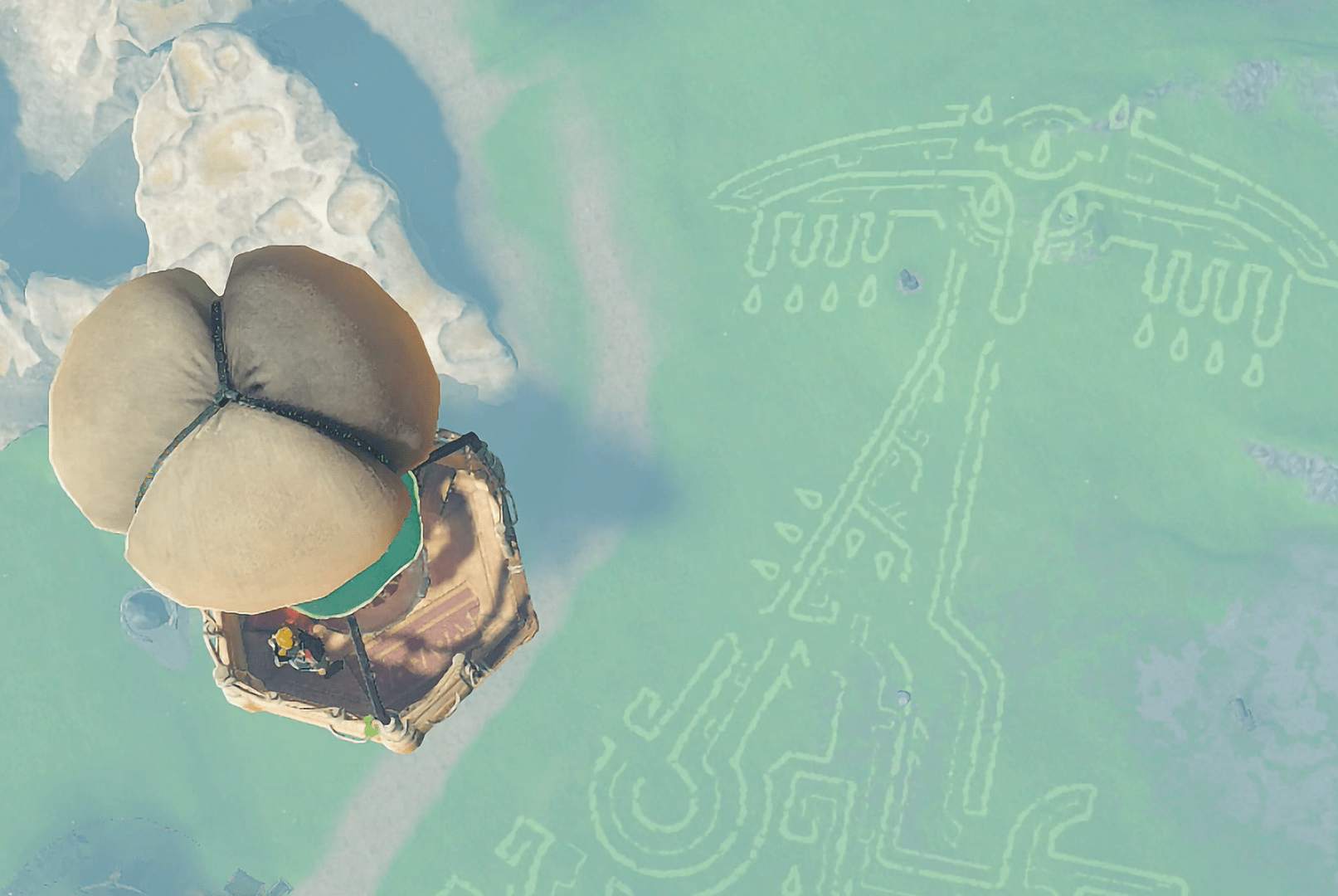 The Dragon’s Tears geoglyph locations in Zelda: Tears of the Kingdom